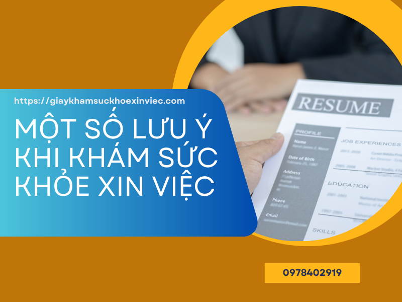 Khám sức khỏe xin việc là gì?