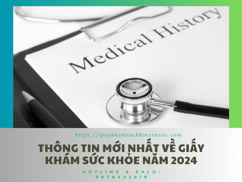 Thông tin mới nhất về giấy khám sức khỏe năm 2024