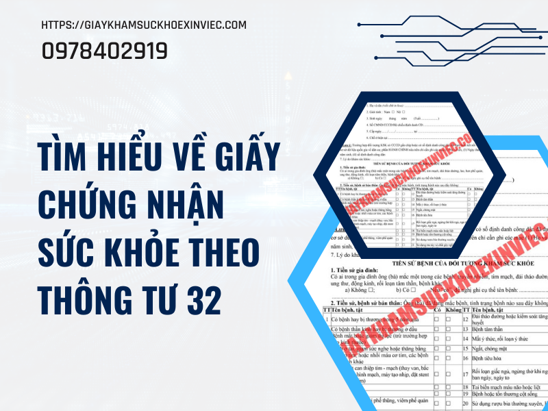 Tìm hiểu về giấy chứng nhận sức khỏe theo thông tư 32