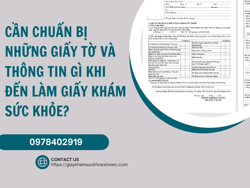 5 câu hỏi khi làm giấy khám sức khỏe bệnh viện ĐK Ba Vì